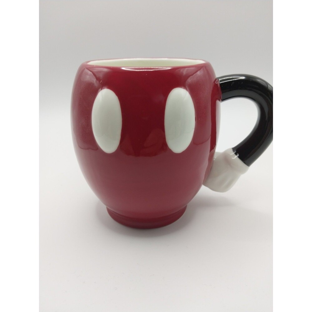 Disney Mickey Mouse Ceramic Coffee Mug Red - New